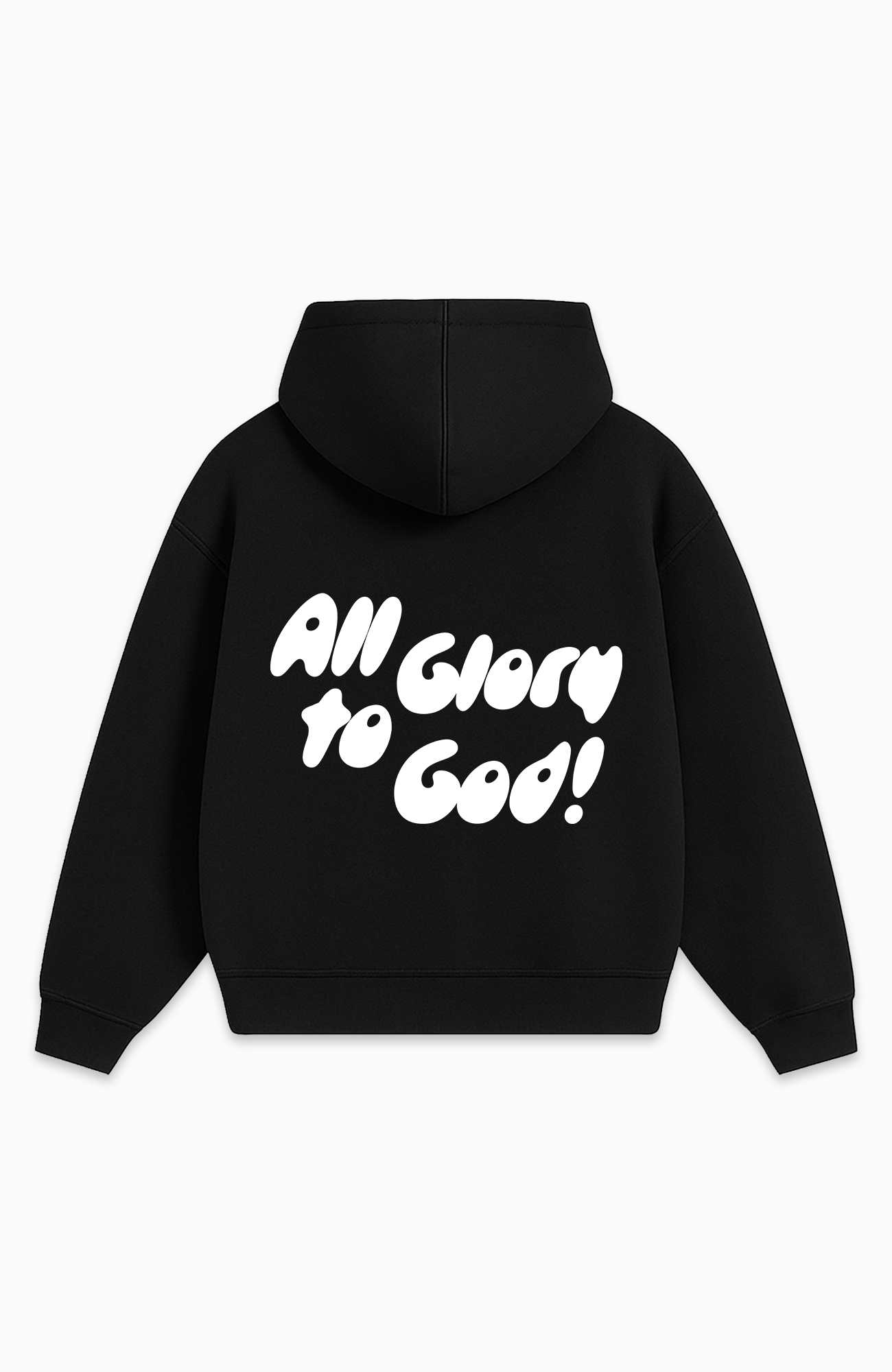ALL GLORY TO GOD OVERSIZED HOODIE