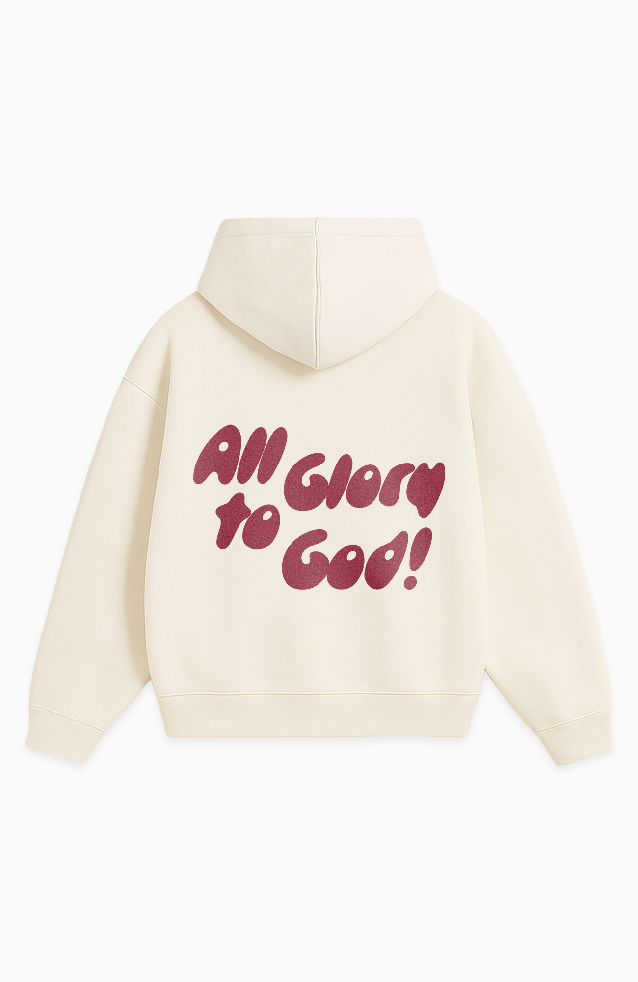 ALL GLORY TO GOD OVERSIZED HOODIE