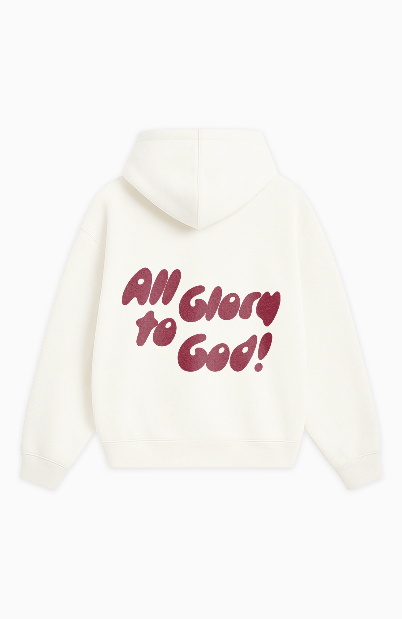 ALL GLORY TO GOD OVERSIZED HOODIE