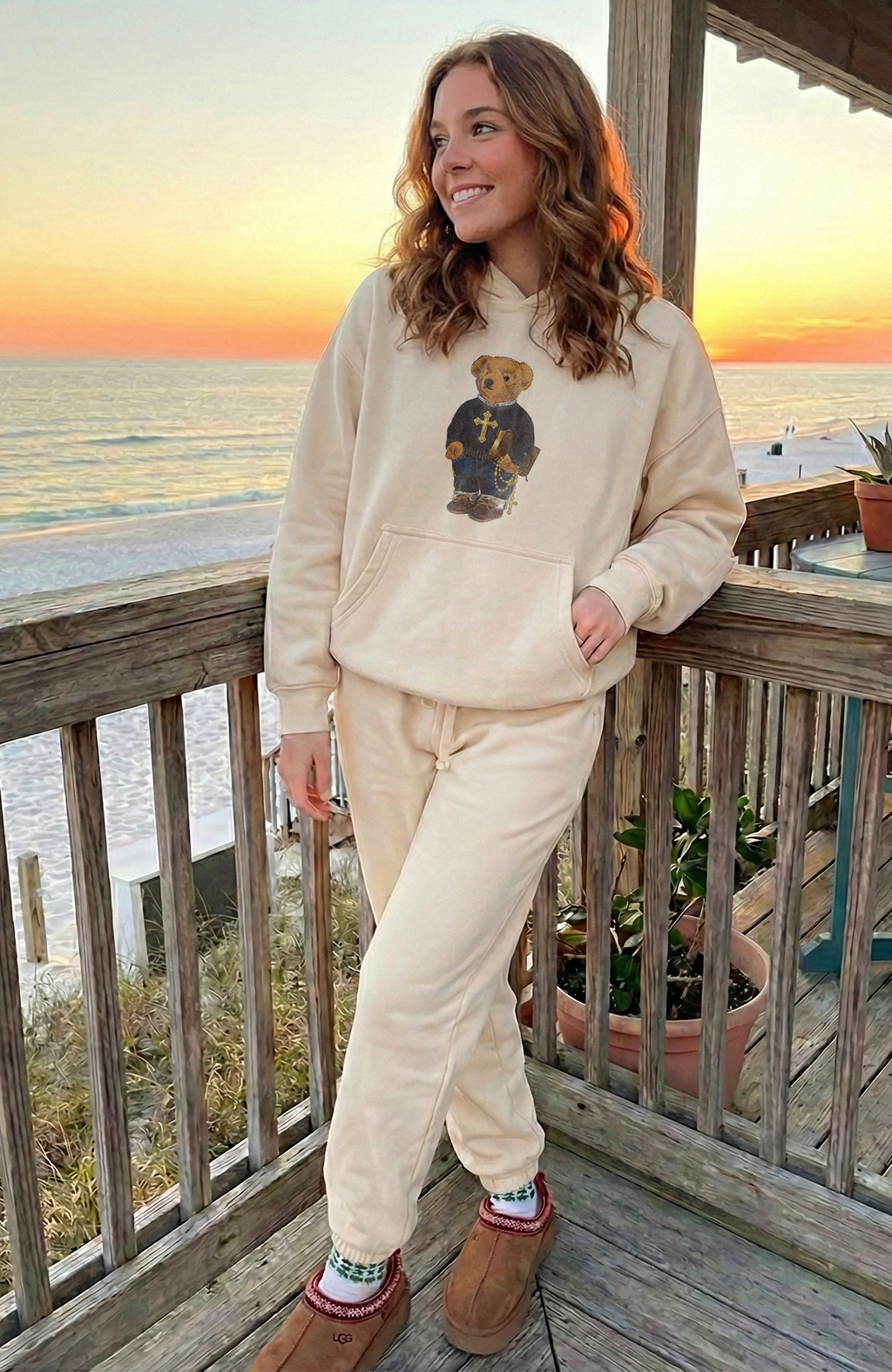 FAITHFUL POLO BEAR OVERSIZED HOODIE