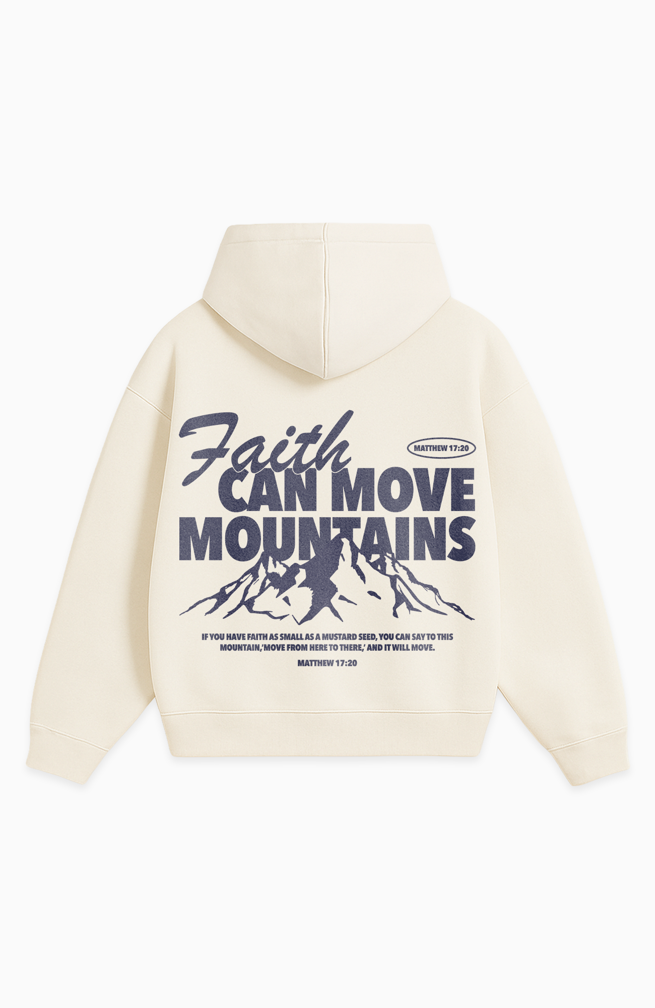 FAITH CAN MOVE MOUNTAINS OVERSIZED HOODIE