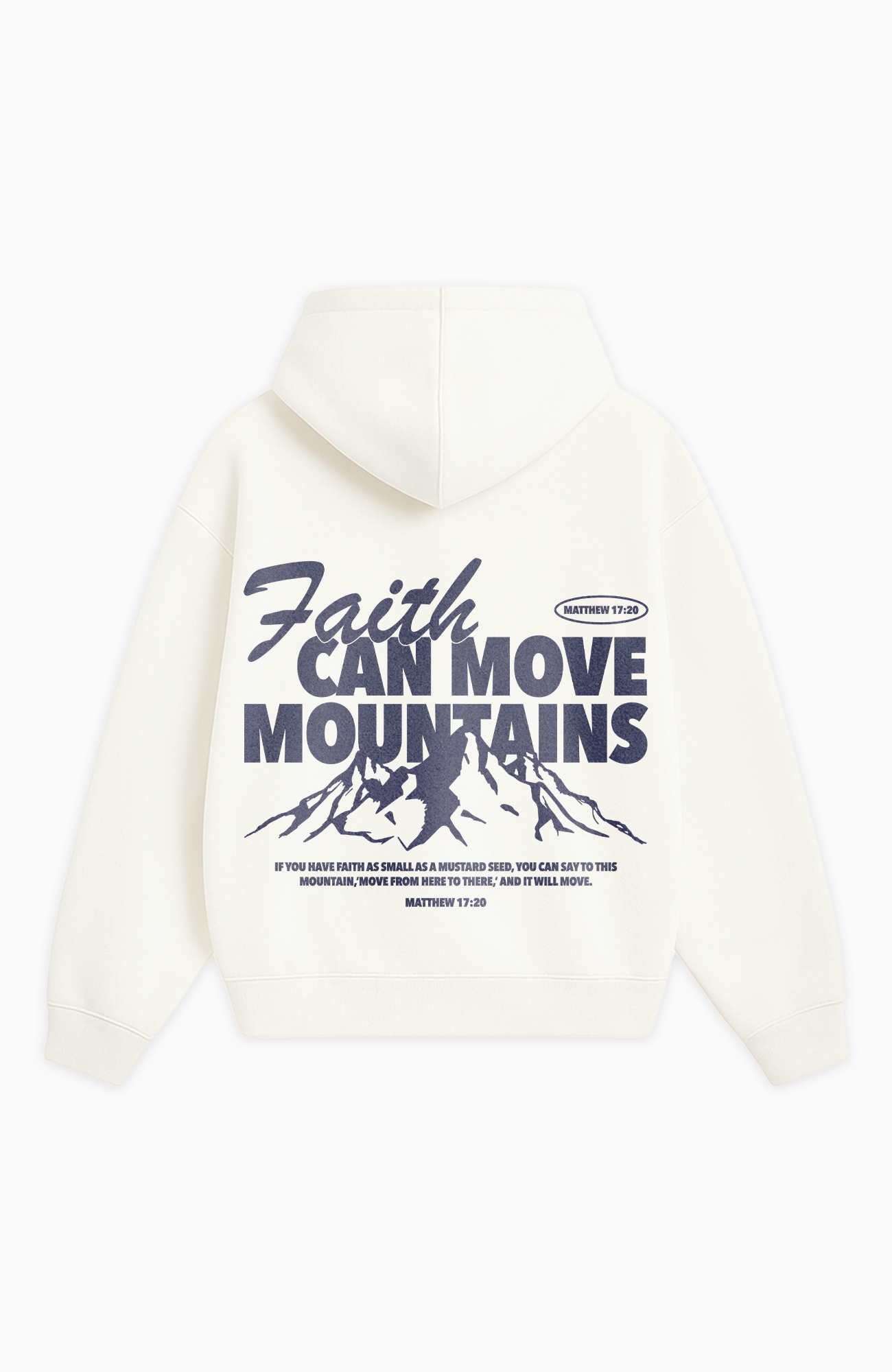 FAITH CAN MOVE MOUNTAINS OVERSIZED HOODIE