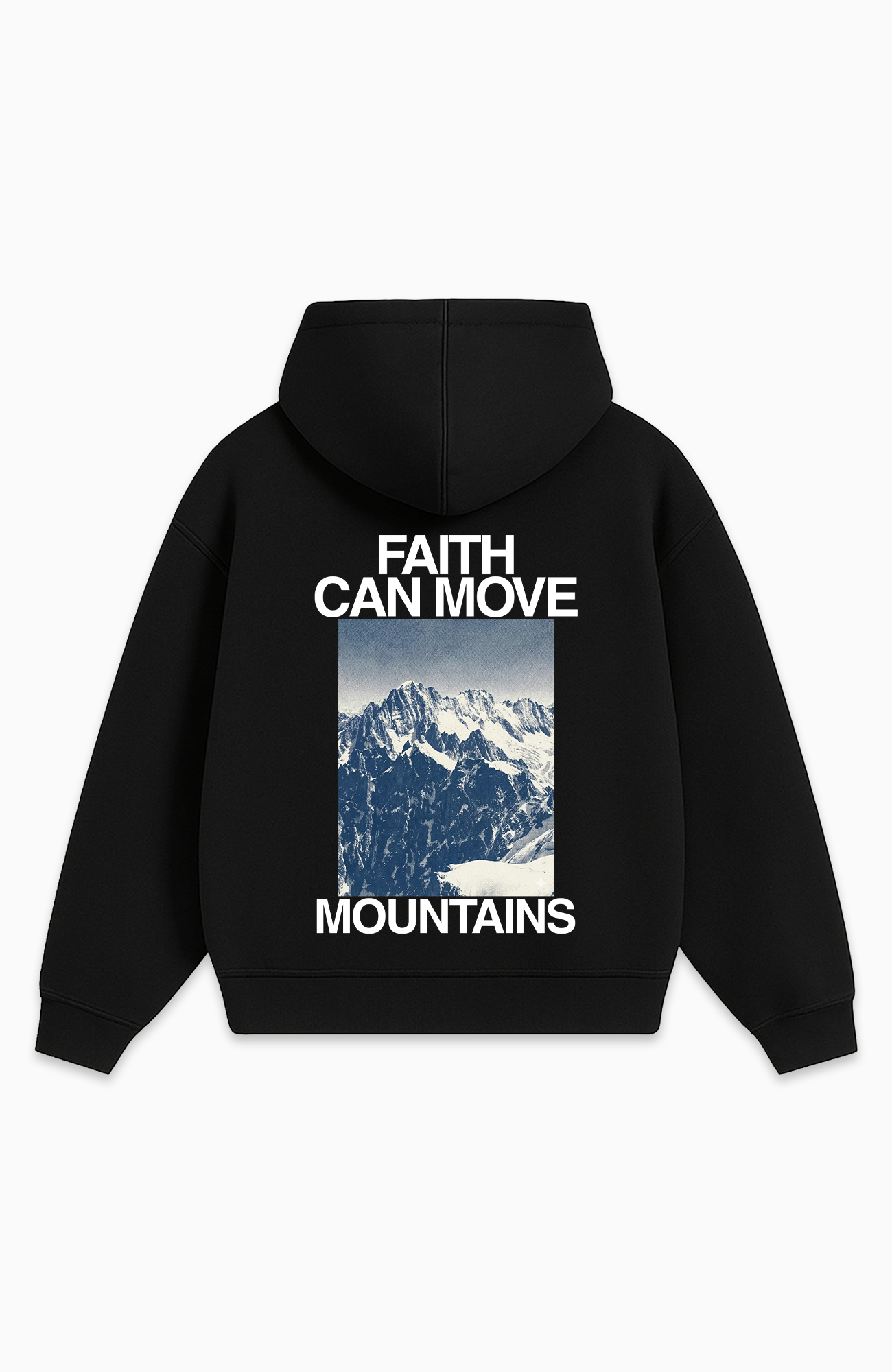 FAITH CAN MOVE MOUNTAINS OVERSIZED HOODIE