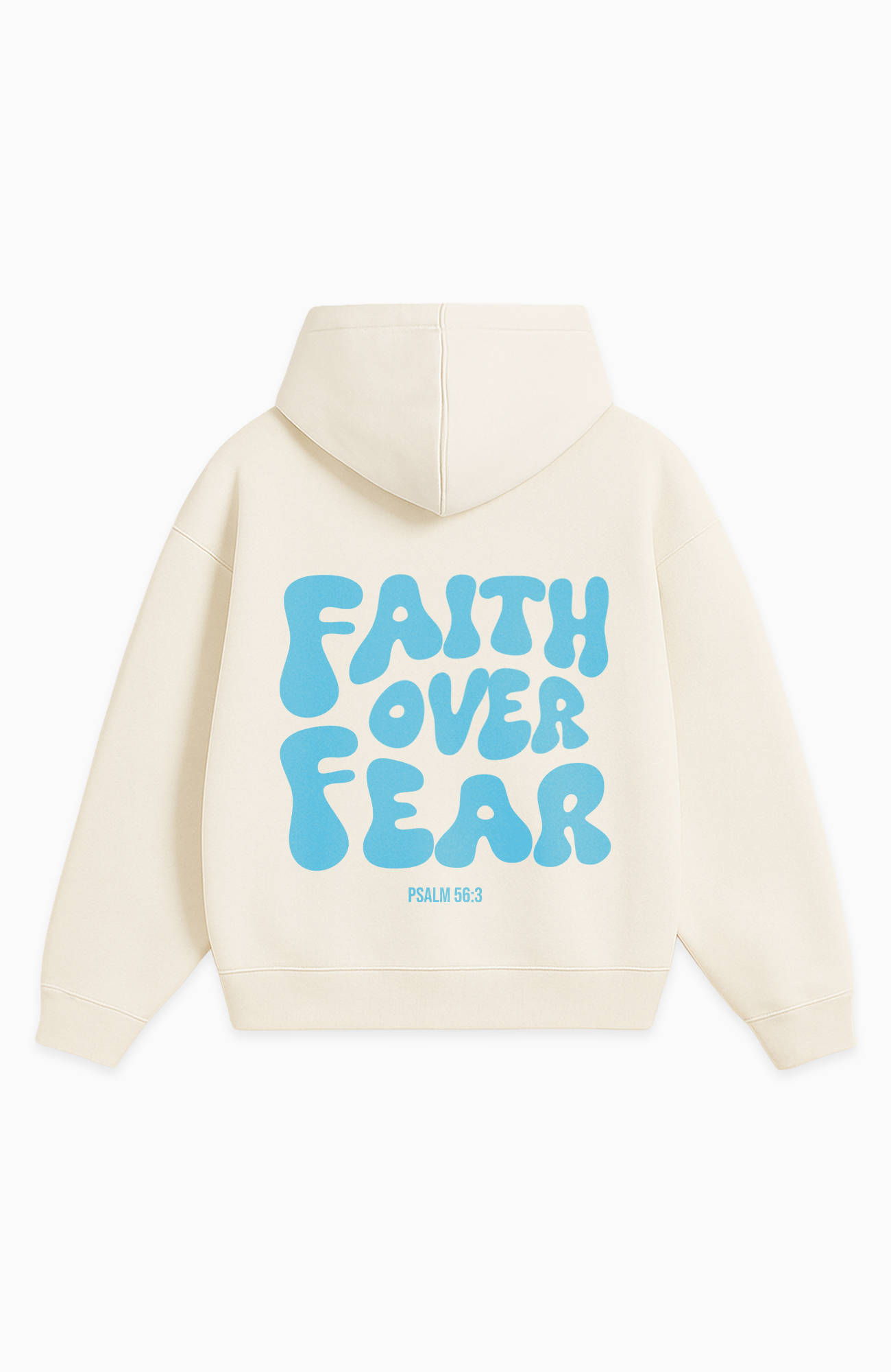 FAITH OVER FEAR OVERSIZED HOODIE