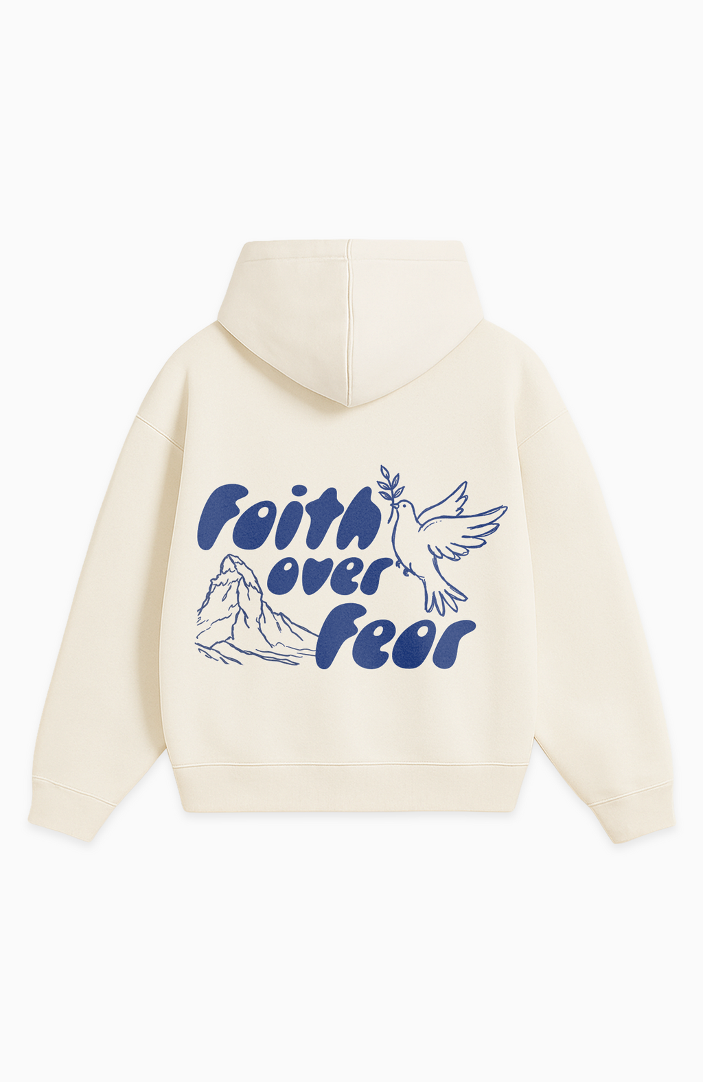 FAITH OVER FEAR OVERSIZED HOODIE
