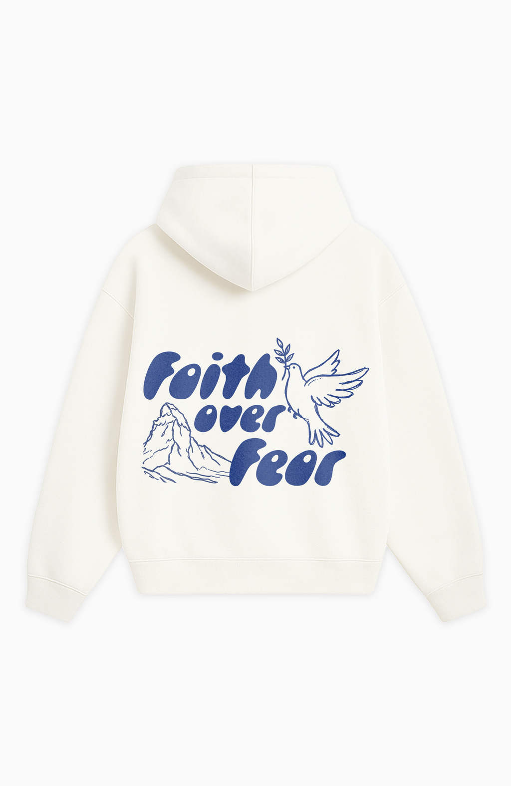 FAITH OVER FEAR OVERSIZED HOODIE