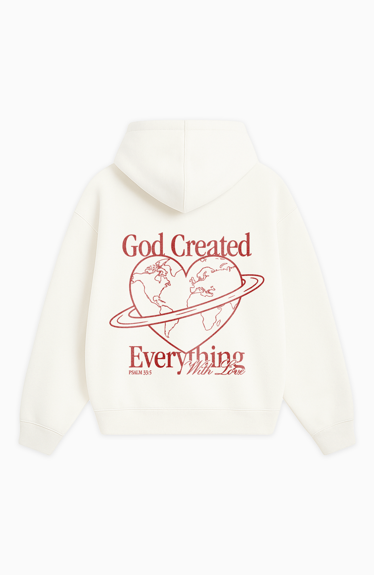 GOD CREATED EVERYTHING OVERSIZED HOODIE