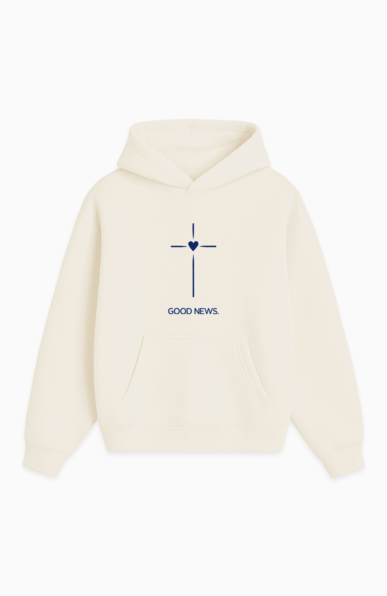 GOOD NEWS OVERSIZED HOODIE