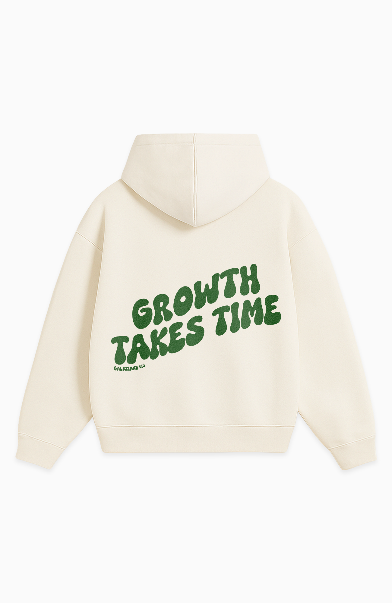 GROWTH TAKES TIME OVERSIZE HOODIE