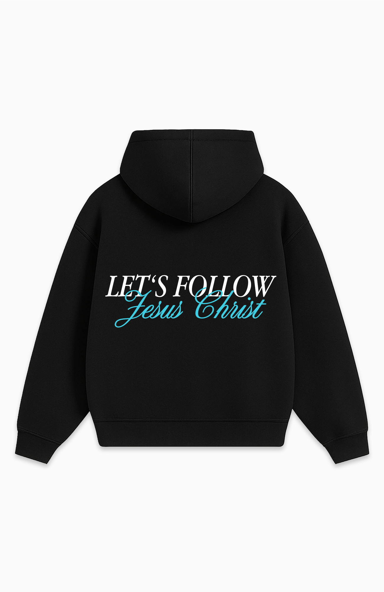 LET'S FOLLOW JESUS CHRIST OVERSIZED HOODIE