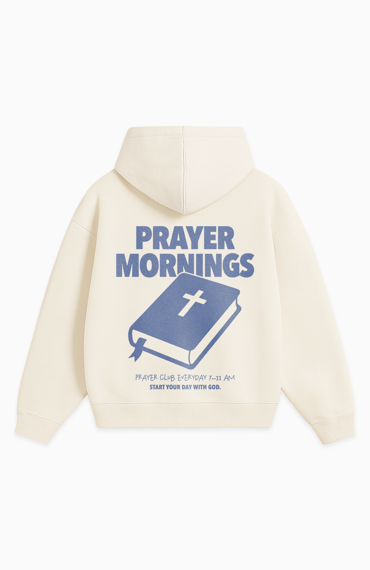 PRAYER MORNINGS OVERSIZED HOODIE