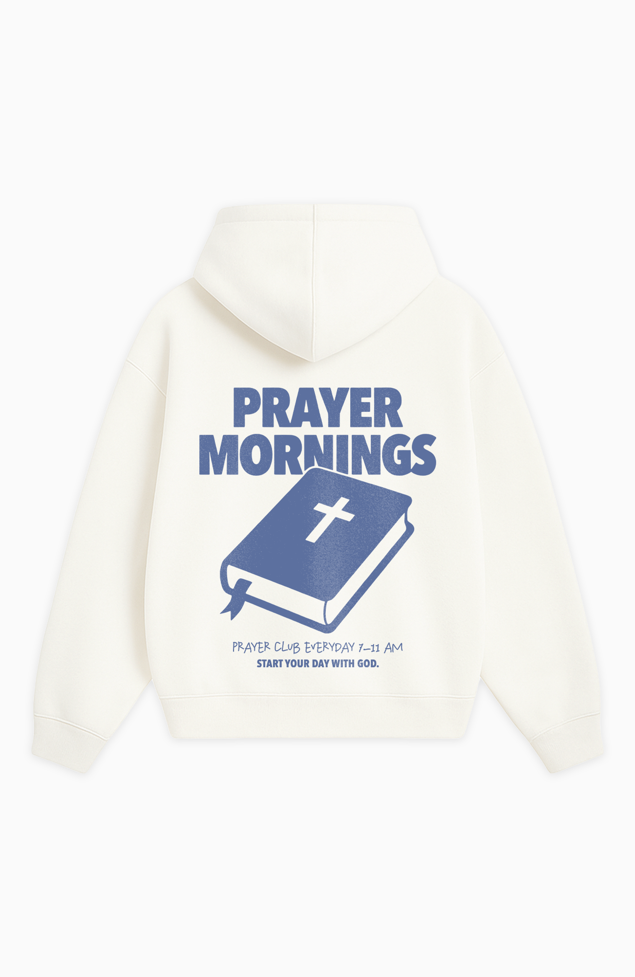 PRAYER MORNINGS OVERSIZED HOODIE