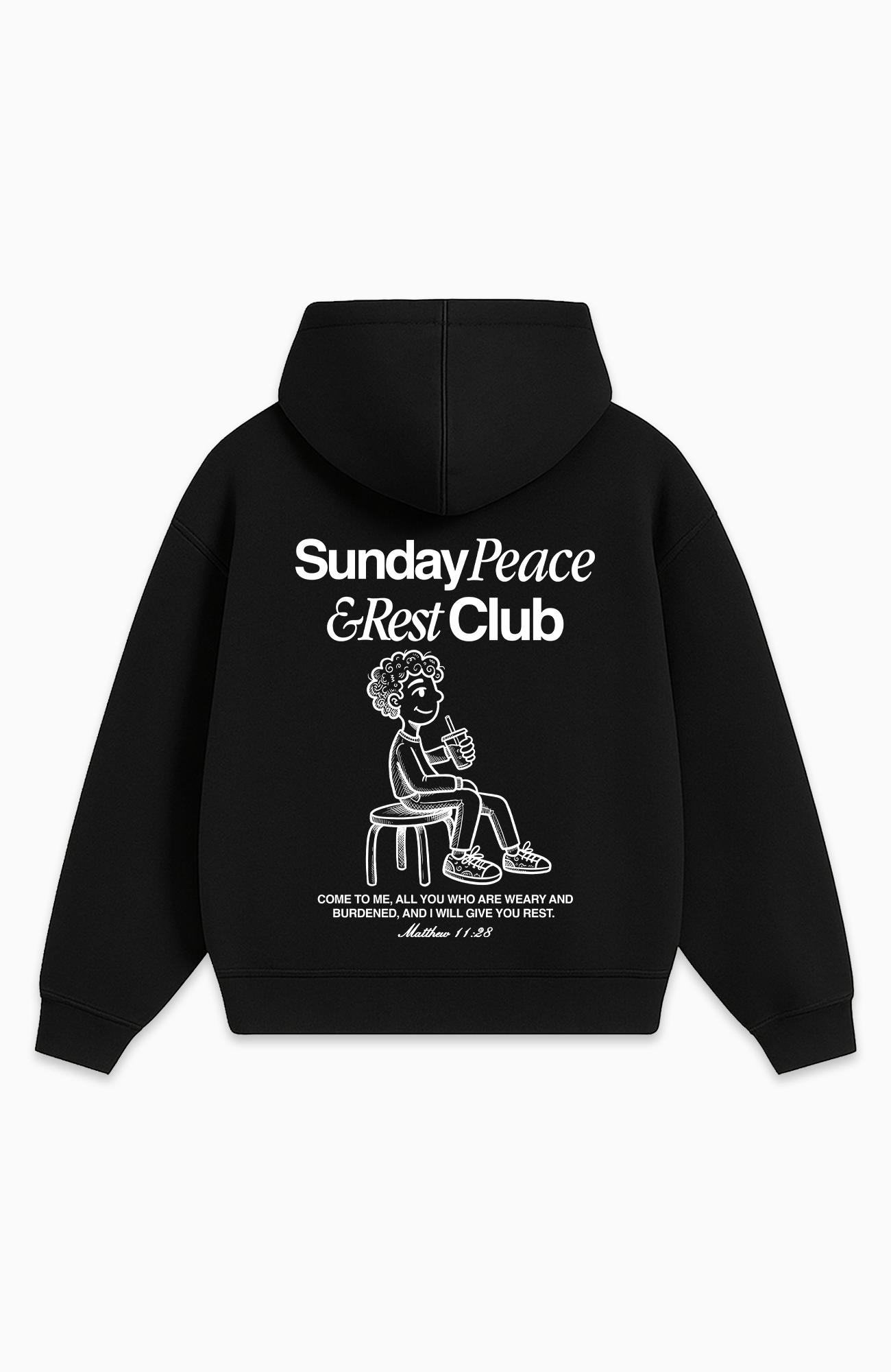 SUNDAY PEACE & REST CLUB OVERSIZED HOODIE
